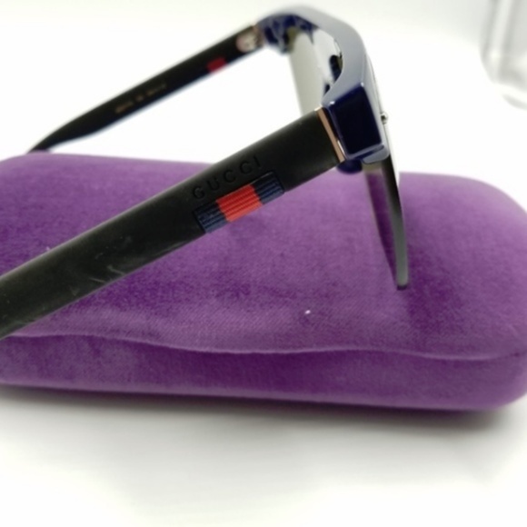 NWT Authentic Gucci Blue/Black Sunglasses - Picture 2 of 6